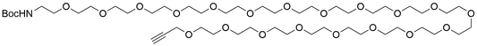 Propargyl-PEG20-Boc Amine