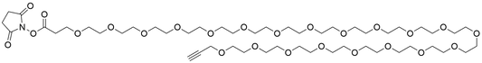 Propargyl-PEG21-NHS Ester