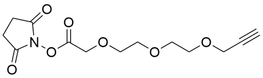 Propargyl-PEG3-CH2COOH NHS Ester