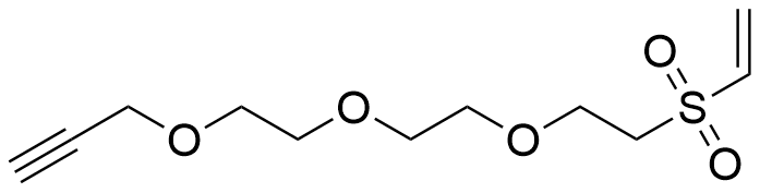 Propargyl-PEG3-Vinyl Sulfone