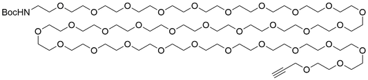 Propargyl-PEG32-Boc Amine