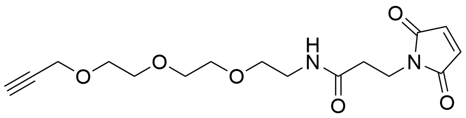 Propargyl-PEG4-Amido Mal