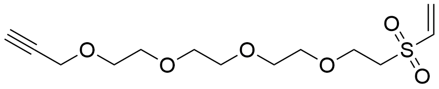 Propargyl-PEG4-Vinyl Sulfone