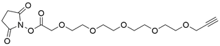 Propargyl-PEG5-CH2COOH NHS Ester