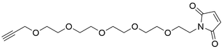 Propargyl-PEG5-Mal