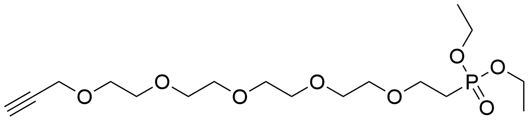 Propargyl-PEG5-Phosphonic Ester