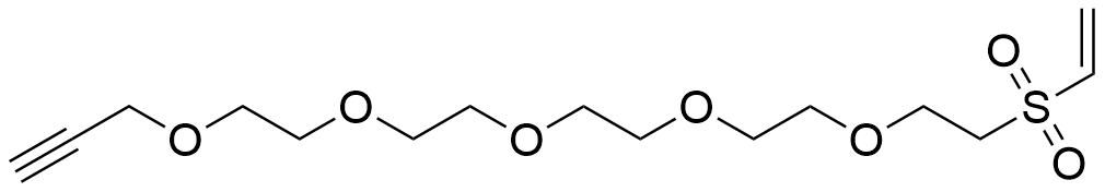 Propargyl-PEG5-Vinyl Sulfone