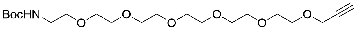 Propargyl-PEG6-Boc Amine