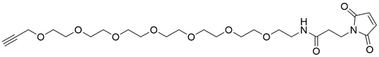 Propargyl-PEG8-Amido Mal