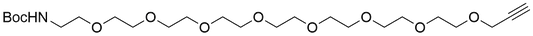 Propargyl-PEG8-Boc Amine