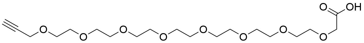 Propargyl-PEG8-CH2COOH