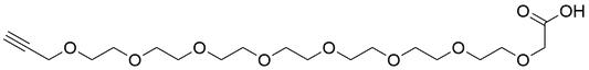 Propargyl-PEG8-CH2COOH
