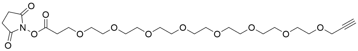 Propargyl-PEG8-NHS Ester