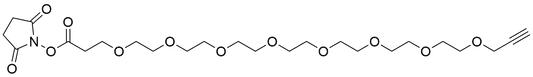 Propargyl-PEG8-NHS Ester