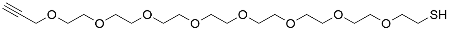 Propargyl-PEG8-Thiol