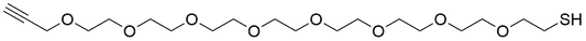 Propargyl-PEG8-Thiol