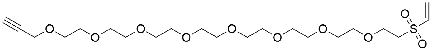 Propargyl-PEG8-Vinyl Sulfone