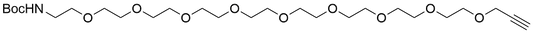 Propargyl-PEG9-Boc Amine