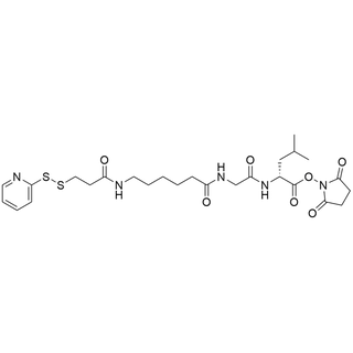 SPDP-C6-Gly-Leu-NHS ester