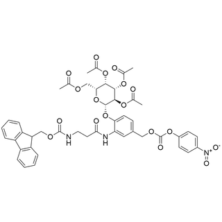 Tetra-O-acetyl-?-D-galactopyranosyl-Ph-CH2-(4-nitrophenyl)carbonate-Fmoc