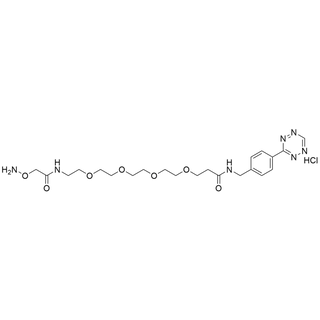 Tetrazine-PEG4-oxyamine hydrochloride