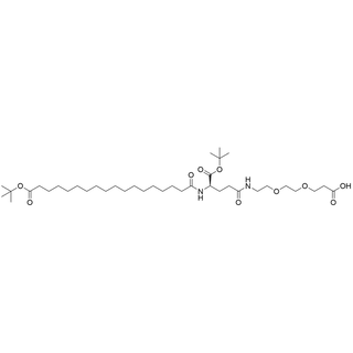 t-butyl-C18-D-Glu-OtBu-PEG2-acid